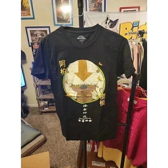 Avatar The Last Airbender Adult New T-Shirt - Appa Head in Circle Pic Small CR4 - Picture 1 of 5